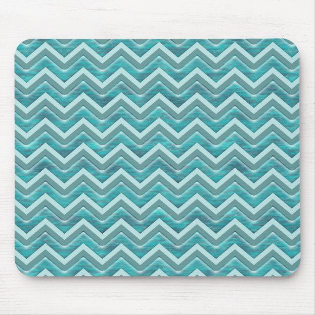 Waters Glitter Chevron Pattern Mouse Pad (Front)