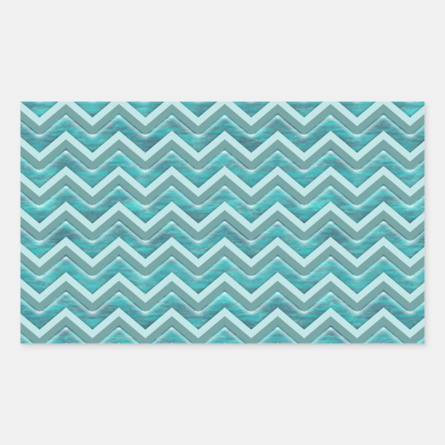 Waters Glitter Chevron Pattern Sticker (Front)