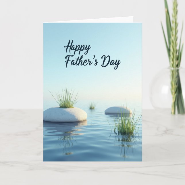 Waterscape Fathers Day Card (Front)