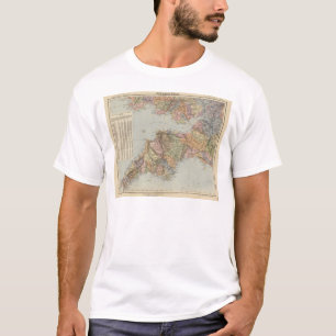 Watershed map England, Wales 5 T-Shirt