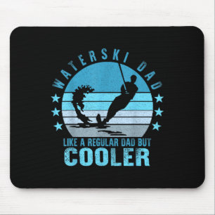 Waterski Dad Fathers Day Ski Lover Dad Water Skiin Mouse Pad