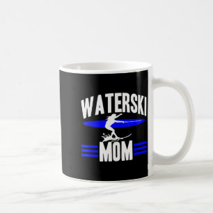 Waterski mom women athletes water skiing wave coffee mug