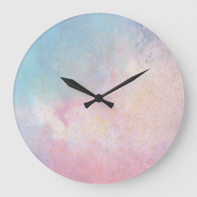 Watersmear  large clock (Front)