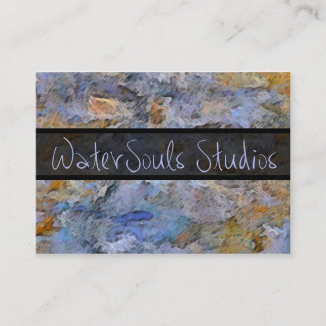WaterSouls Studios Business Card (Front)