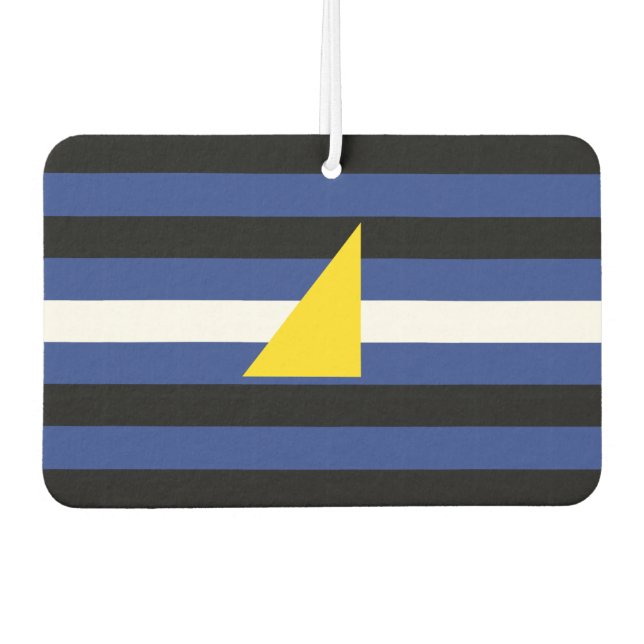 Watersports Pride Flag Air Freshener (Front)