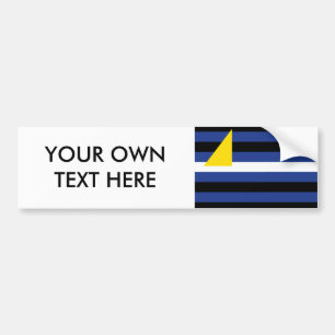 WATERSPORTS PRIDE FLAG BUMPER STICKER