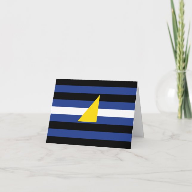 Watersports Pride Flag Card (Front)