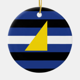 Watersports Pride Flag Ceramic Ornament