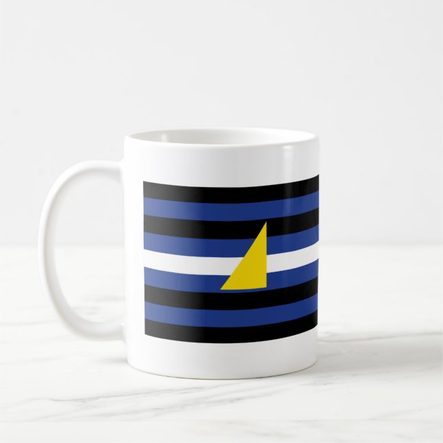 Watersports Pride Flag Coffee Mug (Left)
