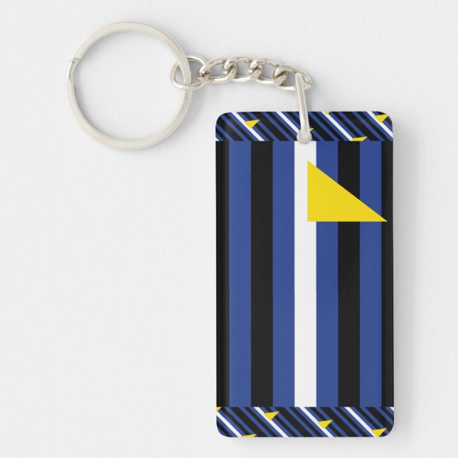 WATERSPORTS PRIDE FLAG KEYCHAIN (Front)