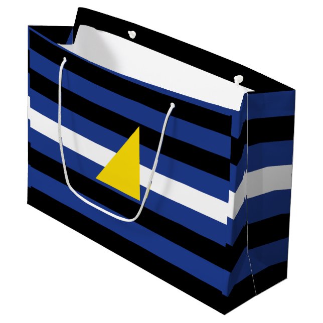 Watersports Pride Flag Large Gift Bag (Front Angled)