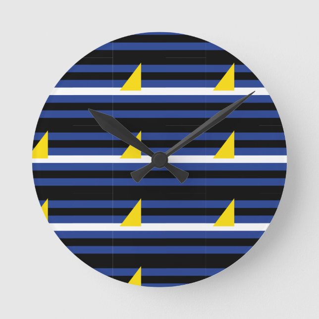 WATERSPORTS PRIDE FLAG ROUND CLOCK (Front)