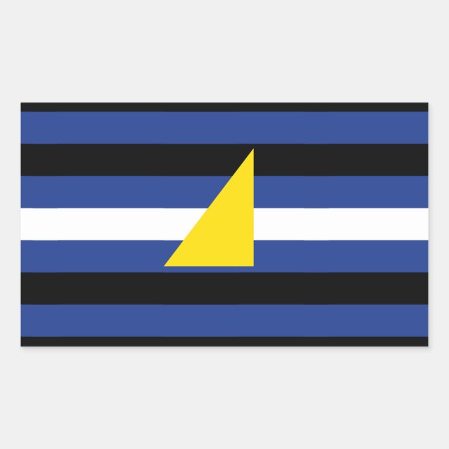 Watersports Pride Flag Sticker (Front)