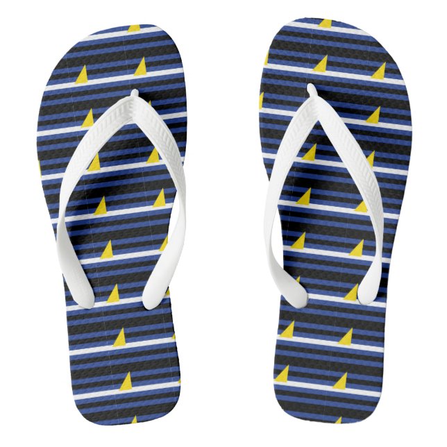 Watersports Pride Flip Flops (Footbed)