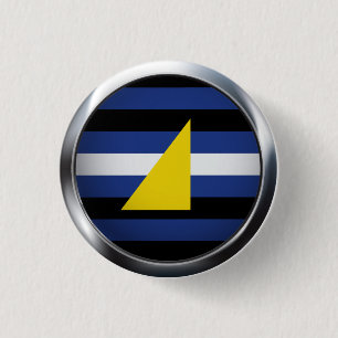 WATERSPORTS PRIDE MEDALLION 1 INCH ROUND BUTTON