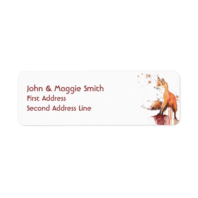 Waterton Fox Faune Animal Nature Art (Devant)