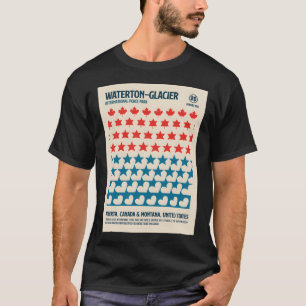 Waterton Glacier International Peace Park National T-Shirt