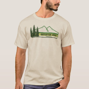 Waterton Lakes National Park Green Stripes T-Shirt