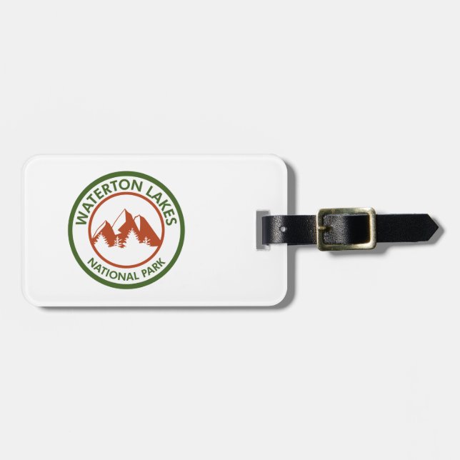 Waterton Lakes National Park Luggage Tag (Front Horizontal)