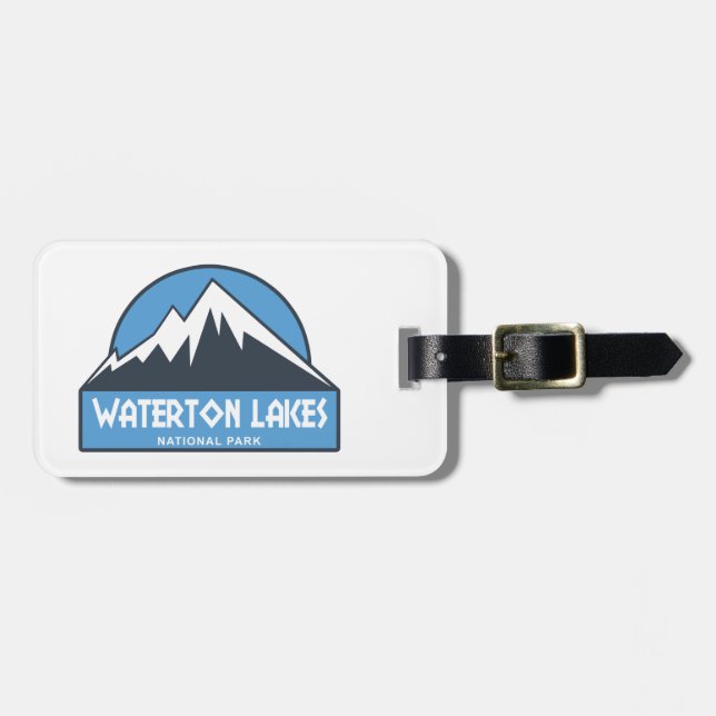 Waterton Lakes National Park Luggage Tag (Front Horizontal)