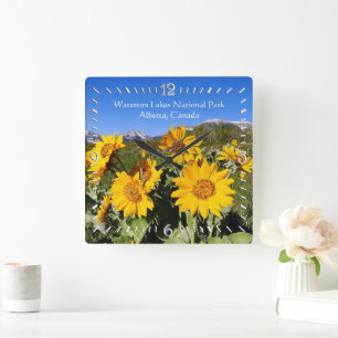 Waterton Lakes National Park Wall Clock