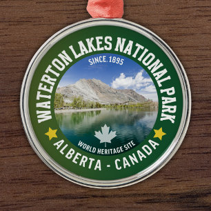 Waterton National Park, Alberta, Canada Metal Ornament