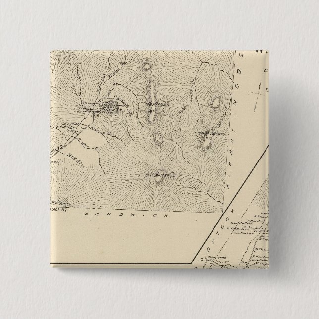 Waterville, Thornton 2 Inch Square Button (Front)