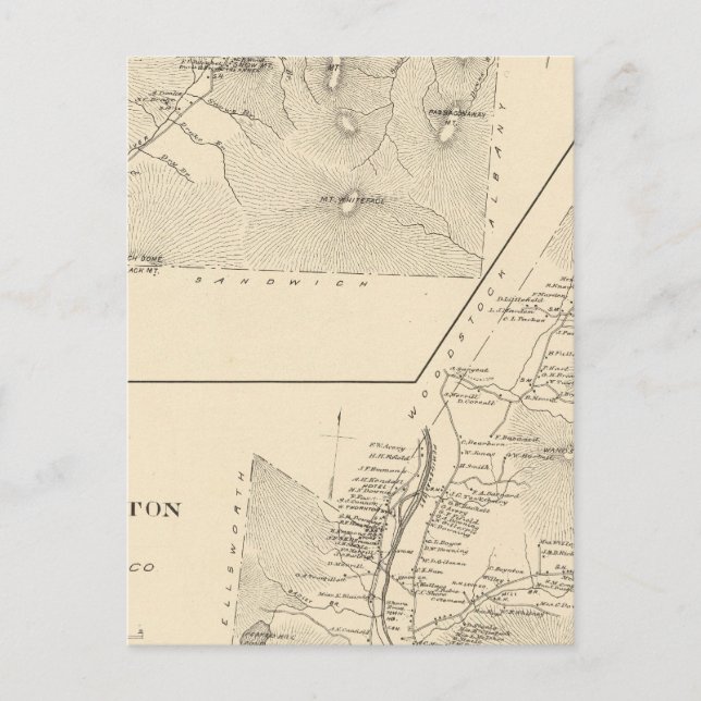 Waterville, Thornton Postcard (Front)