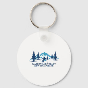 Waterville Valley New Hampshire Ski Resort Skiing  Keychain