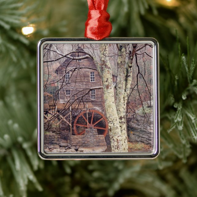 Waterwheel Metal Ornament (Tree)