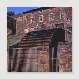 Waterwheel New Lanark Scotland Postcard Poster