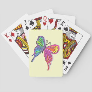 Watery  Butterfly Playing Cards