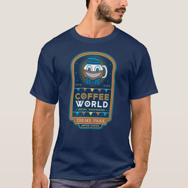 Watery Coffee World T-Shirt (Front)