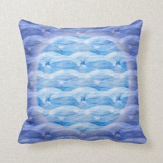 Watery Moon Pillow