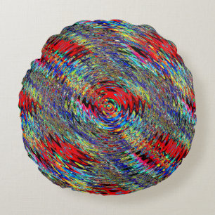 Watery Ripples..... Round Pillow