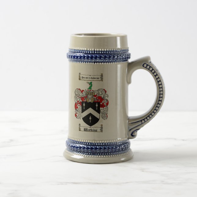Watkins Coat of Arms Stein (Right)