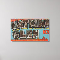 Watkins Glen, New York - Large Letter Scenes