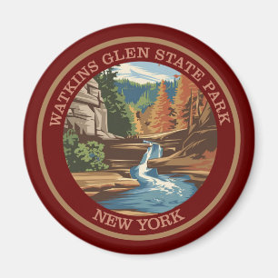 Watkins Glen State Park, New York. Colour Magnet