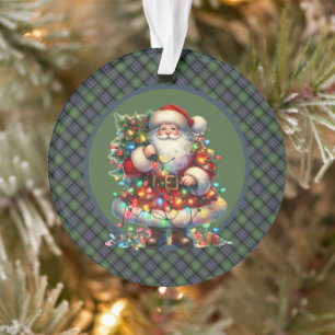 Watson Ancient Scottish Tartan Christmas Ornament