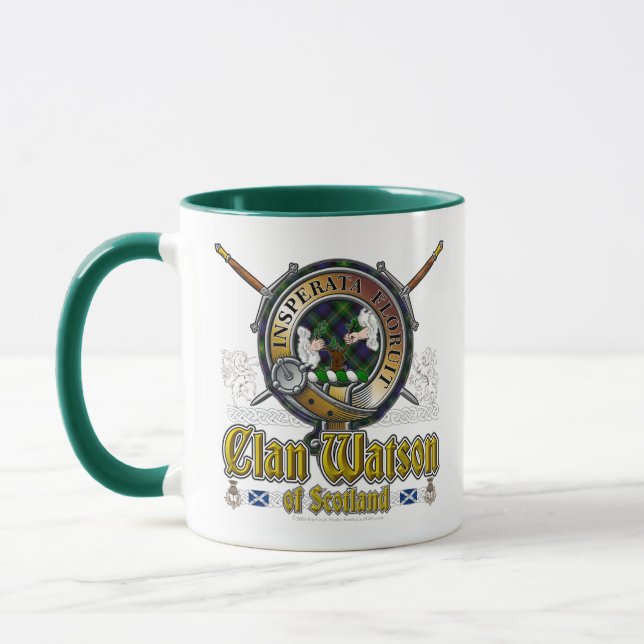 Watson Clan Badge Mug (Left)