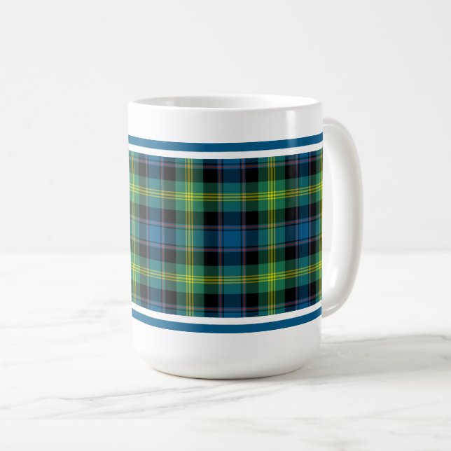 Watson Clan Tartan Coffee Mug (Front Right)