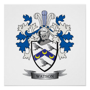 Watson Coat of Arms Poster