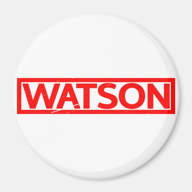 Watson Stamp Magnet (Front)