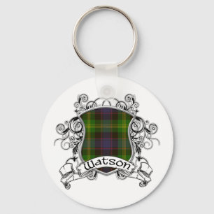 Watson Tartan Shield Keychain