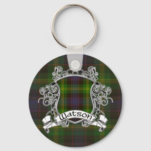 Watson Tartan Shield Keychain
