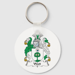 Watt Family Crest Keychain