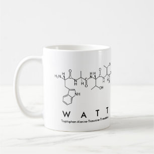 Watt peptide name mug
