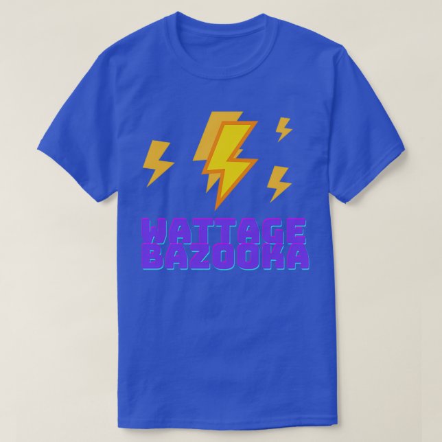 Wattage Bazooka Cycling T-Shirt (Design Front)