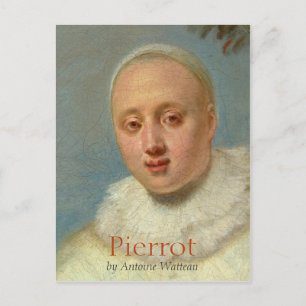 Watteau Italien Pierrot CC0719 Carte postale