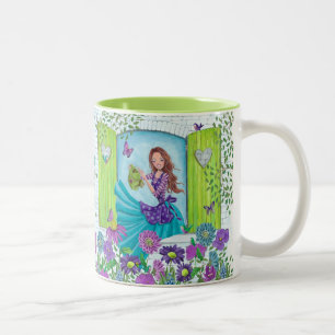Wattering Flowers Garden Girl   Cute Mug